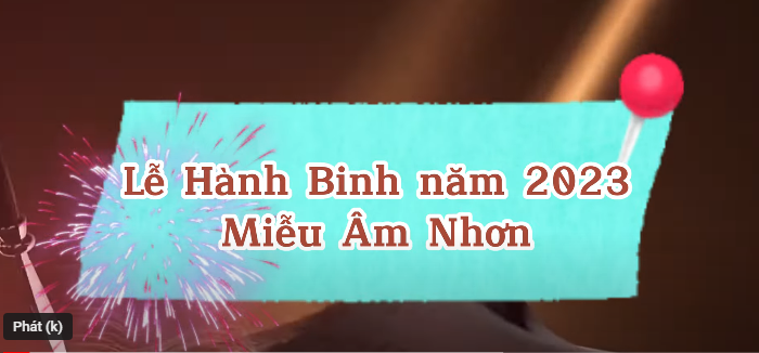 Lễ Hành Binh (Lễ Nghinh Ông) năm 2023