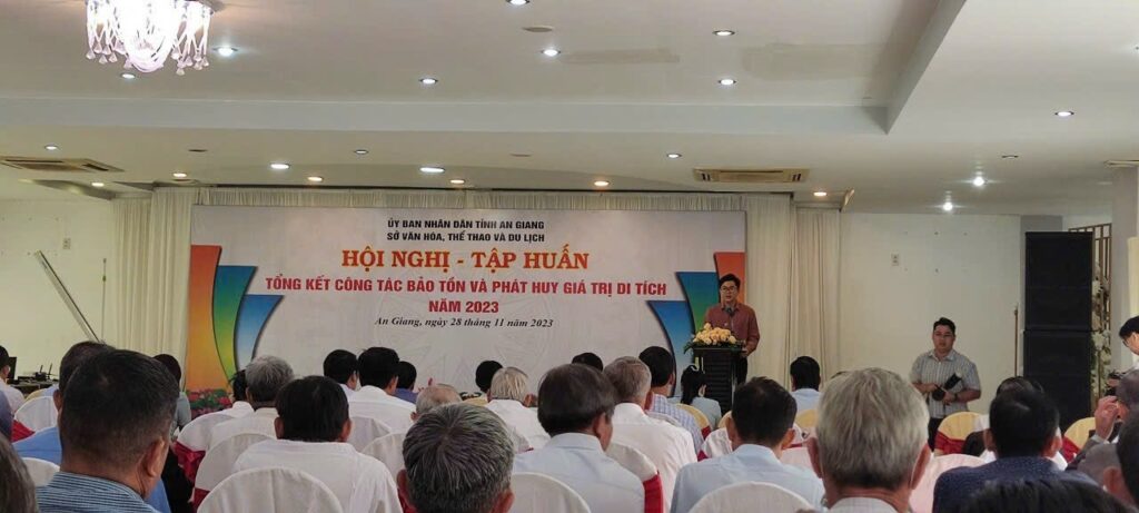 An Giang: Tập huấn – Tổng kết công tác bảo tồn và phát huy giá trị di tích năm 2023